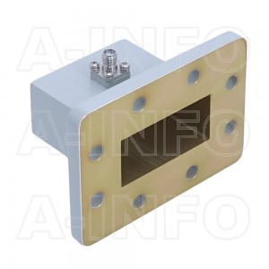 187WCAS Right Angle Rectangular Waveguide to Coaxial Adapter 3.95-5.85GHz WR187 to SMA Female