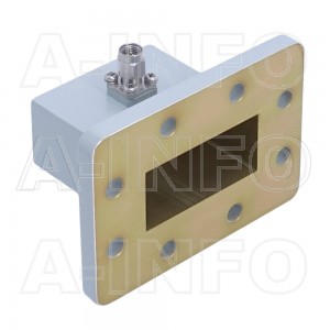 187WCASM Right Angle Rectangular Waveguide to Coaxial Adapter 3.95-5.85GHz WR187 to SMA Male